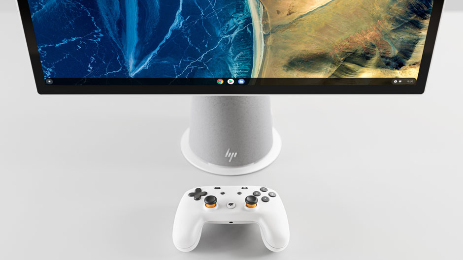 惠普 Chromebase 21.5 英寸多功能一体台式电脑 - 中新工业设计研究院